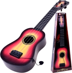 Kindergitaar met metalen snaren en plectrum – In0095