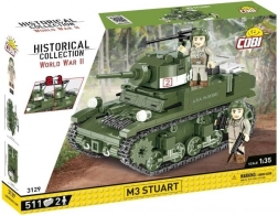 Bouwset tank M3 Stuart – 511 onderdelen