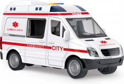 Ambulance auto met effecten 21 cm