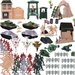 Set soldaatjes en legeruitrusting 300 stuks