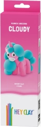 Klei Hey Clay Eenhoorns 3 verpakkingen, Cloudy