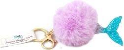 Charm with Pom-Pom and Mermaid Tail