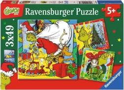 Ravensburger Puzzel Grinch 3x49 stukjes