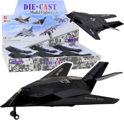 Black Military Fighter with Light and Sound Effects 1:400