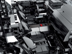 Bouwset sportauto M-Sports, grijs, 1356 stukjes