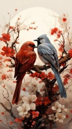 Peinture diamant couple 30 × 40 cm