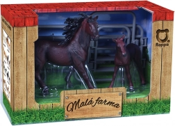 Set paarden met omheining Mijn kleine boerderij