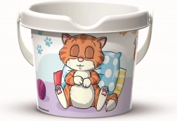 Androni emmer voor zand, speelse kat 13 cm