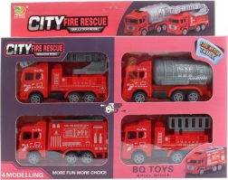 Brandweerauto met terugtrekmechanisme