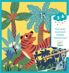 Images à gratter Animaux de la Jungle Djeco