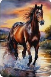 Diamantmosaik – Laufendes Pferd