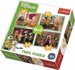 Treflíci Puzzel 4-in-1 met verschillende moeilijkheidsgraden
