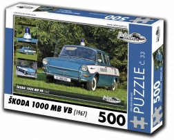 Retro Cars Puzzle Škoda 1000 MB VB (1967) 500 pieces