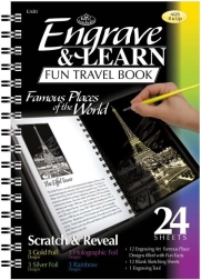 kraskaartjes in blok beroemde plekken