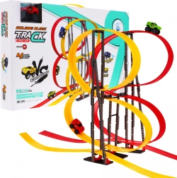 Kinder racebaan met autootjes en loops – 198 onderdelen