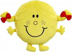 Plush pillow LITTLE MISS SUNSHINE – large, soft and smiling