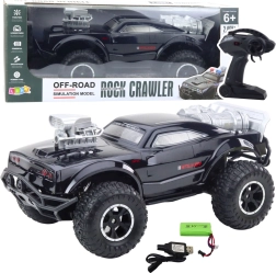 Large 1:8 RC Off-Road Sports Car – Black