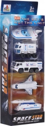 Metal Space Vehicles - Set of 5