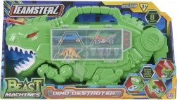 Teamsterz Beast Machines dinosaur with 4 accessories – storage set for toy cars and action play