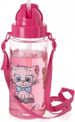 Kinderfles van tritan met rietje Kittens 490 ml