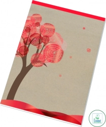 Gelijnde notitieblok A5 PAPÍRNY BRNO, 50 vellen