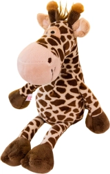 Peluche girafe marron 28 cm