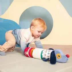 Lilliputiens grand rouleau hochet chien Jules