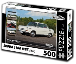 RETRO-AUTA Puzzle Škoda 1100 MBX 500 pièces