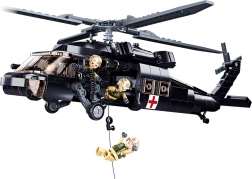Sluban ModelBricks reddingshelikopter UH-60 Black Hawk