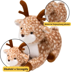Plush Toy Fawn Brown with White Spots 25 cm