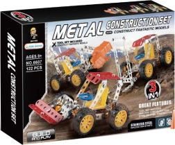 Jeu de construction en métal – engin de chantier 122 pcs