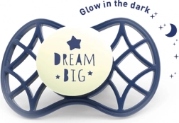 Orthodontische fopspeen 6m+ lichtgevend in het donker Blue Moon