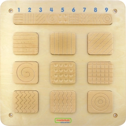 Masterkidz sensory wall panel – texture recognition