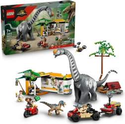 LEGO Jurassic World achtervolging op de Titanosaurus en de raptor