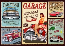 Graphics puzzle retro cars 500 pieces