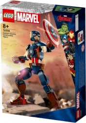 lego marvel figurine captain america à construire
