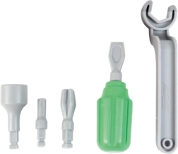 Masterkidz set handgereedschap 6 stuks – schroevendraaier en sleutel voor STEM-bord