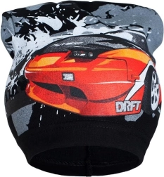 Bonnet de printemps pour enfant New Baby avec motif de voiture, noir