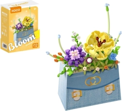 KOCO Mini Flower in a Handbag Building Set, 223 Pieces