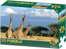 3D Giraffe Puzzle – 100 Pieces