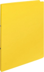Gele kartonnen ordner A4 met 2 ringen