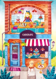 Puzzle boutique de chocolat 1000 pièces MAGNOLIA