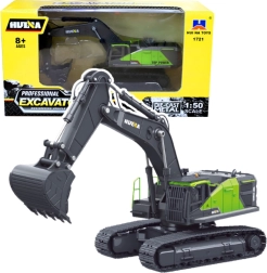 Metal tracked excavator HUINA 1:50 green