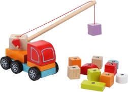 Cubika Wooden Crane Truck with Magnet