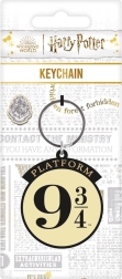 Rubberen sleutelhanger HARRY POTTER perron 9 en 3/4