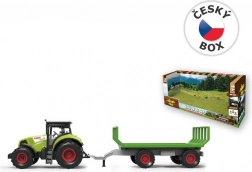 Tractor met aanhanger met geluid en licht