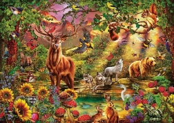ART PUZZLE 1000-piece Puzzle Magical Forest
