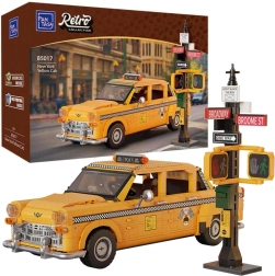Pantasy Building Set Yellow Taxi Yellow Cab 36.5 cm, 1601 pieces
