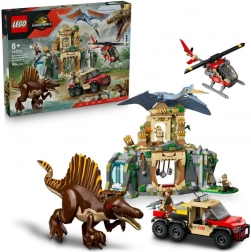 Lego Jurassic World: luchtmissie met Quetzalcoatlus en Spinosaurus