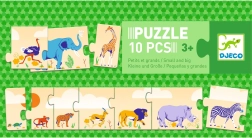 Long Puzzle for Kids 10 Pieces by DJECO
